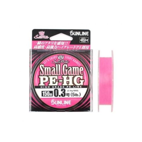 Valas Sunline Small Game PE HG, nr.0,3,5lb, 2,1kg, 150m