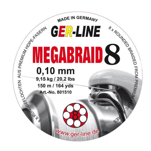 HDPE valas GER-LINE MEGABRAID 8 gijų
