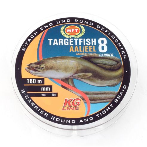 Valas WFT Target Fish 8 TF8 Eel 0,12mm 9kg Brown 160m