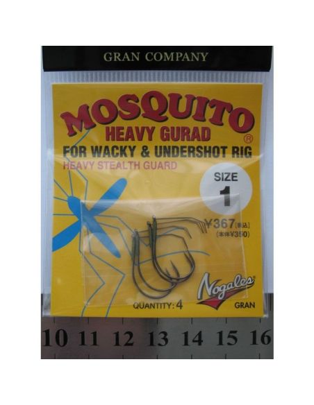 Pasunkinti kabliai su apsauga Gran Mosquito Heavy Nr.1 