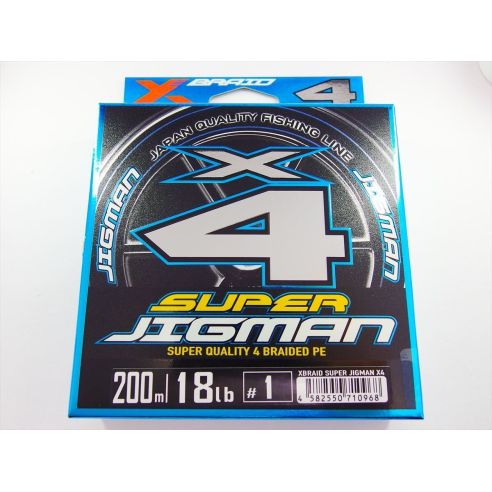 PE valas YGK X-BRAID SUPER JIGMAN X4 200 m.