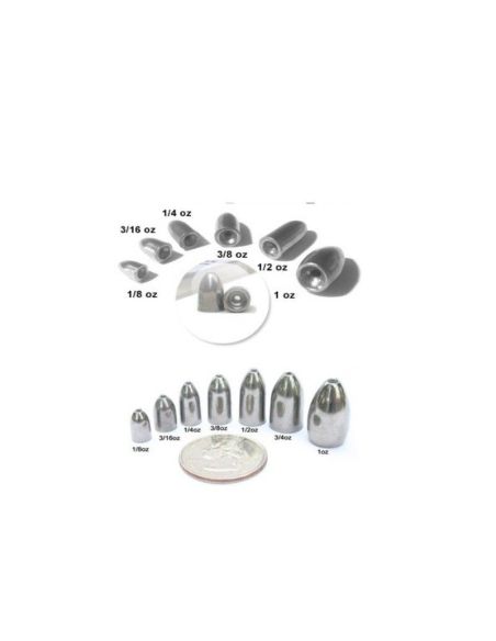 Volframinė kulka 1,75 gr, 1/16 oz, 1 vnt