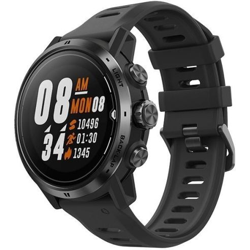 Išmanusis laikrodis Coros APEX Pro Premium Multisport GPS, Juodos spalvos, Silikoninė apyrankė