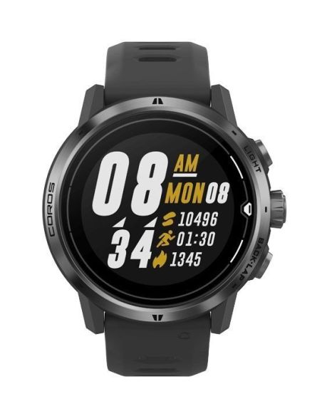 Išmanusis laikrodis Coros APEX Pro Premium Multisport GPS, Juodos spalvos, Silikoninė apyrankė