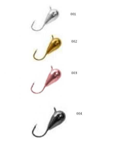 Volframinė avižėlė "Shark" Raindrop Loop 4mm (4 spalvos)-1,20 