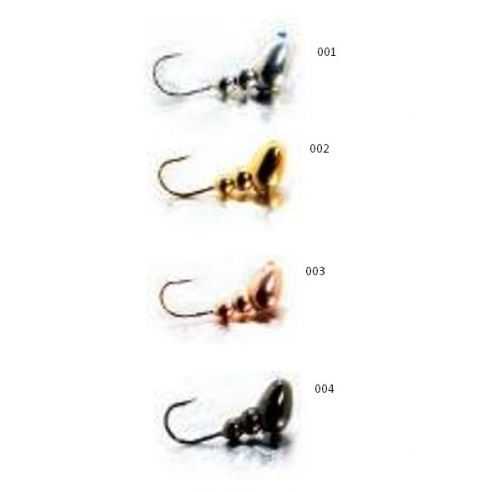 Volframinė avižėlė "Shark" Emmet Loop 4mm (4 spalvos)-1,80 