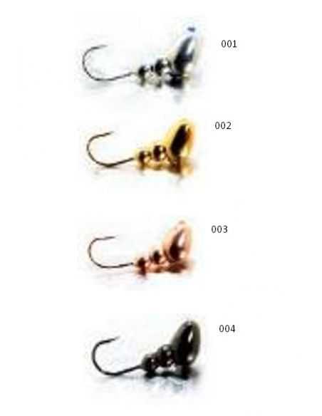 Volframinė avižėlė "Shark" Emmet Loop 4mm (4 spalvos)-1,80 