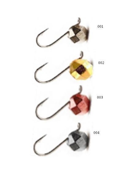 Volframinė avižėlė "Shark" Disco Ball Loop 4mm (4 spalvos)-1,00 