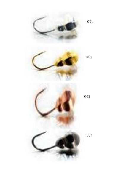 Volframinė avižėlė "Shark" Double Ball 3mm (4 spalvos)-1,00 