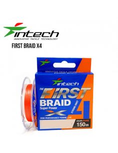 Fishing Braided line Intech First Braid X8 Green 150m 0.4 (10lb