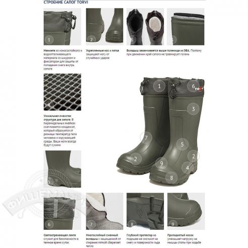 Žieminiai Batai TORVI" -60°C dydžiai 40-48-75,00 