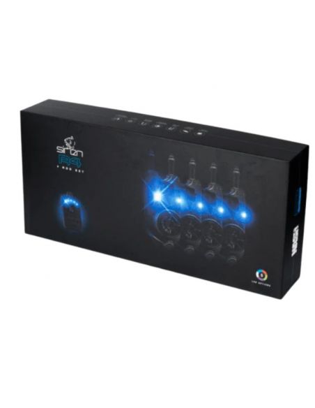 Nash Siren R4 Bite Alarm Presentation Set 4 Rod +