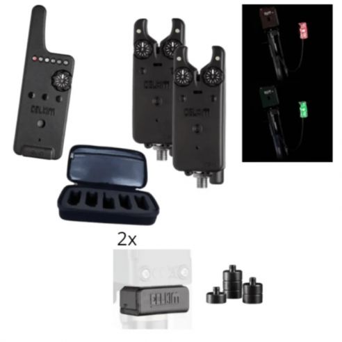 Delkim Txi D Pack Of 2 + Receiver + Batteries *All Sets* Fishing