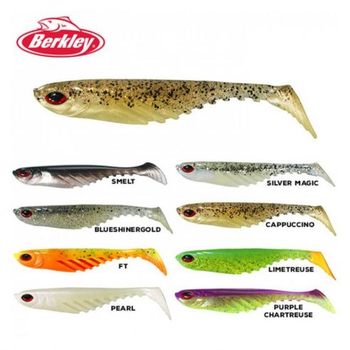 NAUJOS SPALVOS! Berkley Powerbait Ripple Shad 13cm 1vnt-1,50 