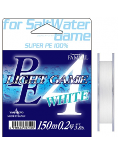 Yamatoyo PE LIGHT GAME WHITE X4 150ｍ Nr.0,2-0,6-18,90 