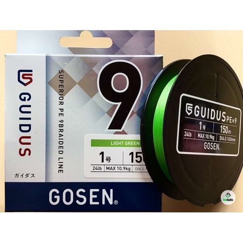 Valas GOSEN GUIDUS PEX9 Multicolor 150M 0,5-1,2-24,75 