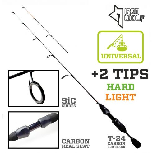 Universali Iron Wolf MULTI ICE HARD žieminė meškerė.,2