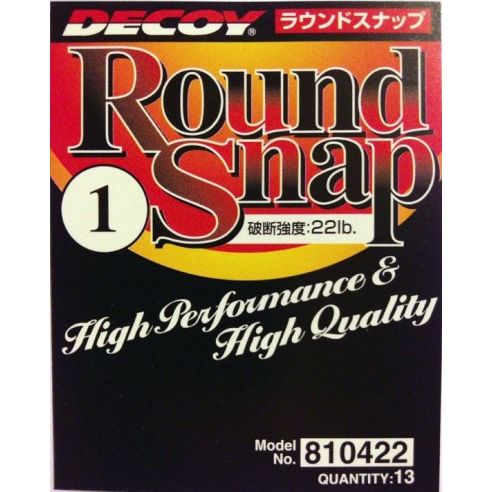 Segtukai Decoy Round Snap 00 dydis,18lb,1 pok