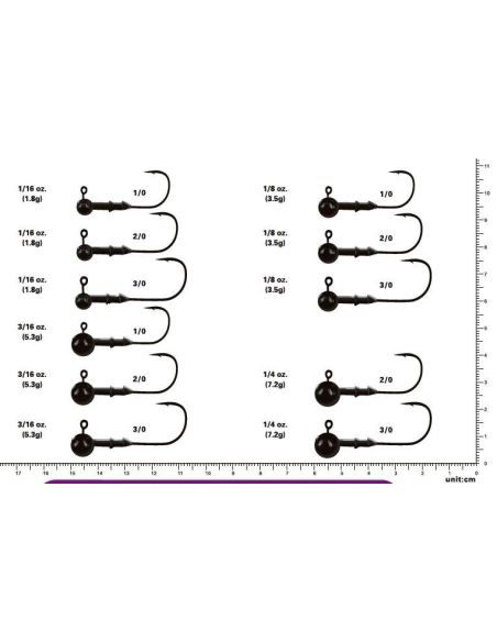 Volframinis galvakablis 3,5 g, 1 vnt