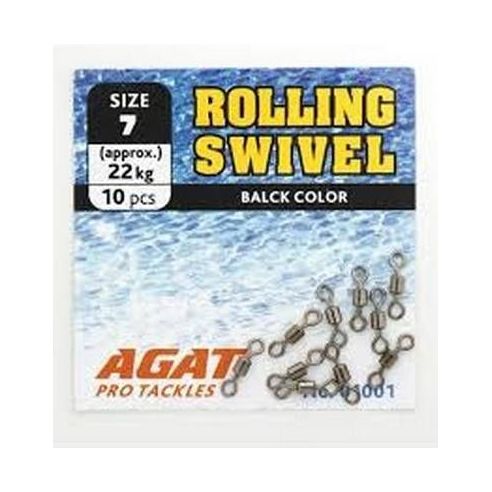 Segtukai AGAT Rolling Swimel 8-10-12 dydziai